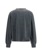 Ganni Long-sleeve tiger-print T-shirt - Phantom