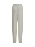 Max Mara Studio Mstsumero Pants in linen batavia - Natural