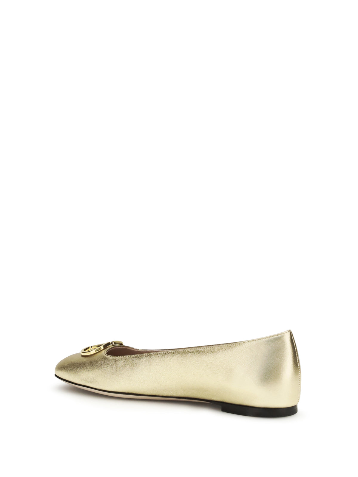 Valentino Garavani VLogo Signature laminated nappa Ballerinas - Mekong