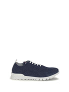 Kiton Fabric Sneakers - Indaco