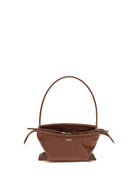 Loewe Whisker glazed calfskin Shoulder Bag - Cognac