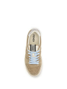 Fendi Match suede Sneakers - Lightecru+Whi Mar.Sc