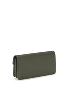 Valentino Garavani VLogo signature grainy calfskin chain Wallet - Oasis