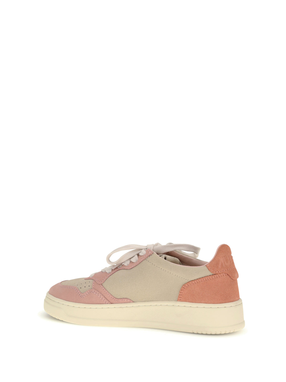 Autry Medalist Low Sneakers - Trcolor/Suede Papaya/Butter/Cammeo
