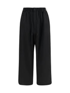 Y-3 Wool straight-leg Pants - Black