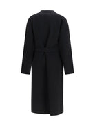 The Row Ciara wool and cashmere Coat - Black
