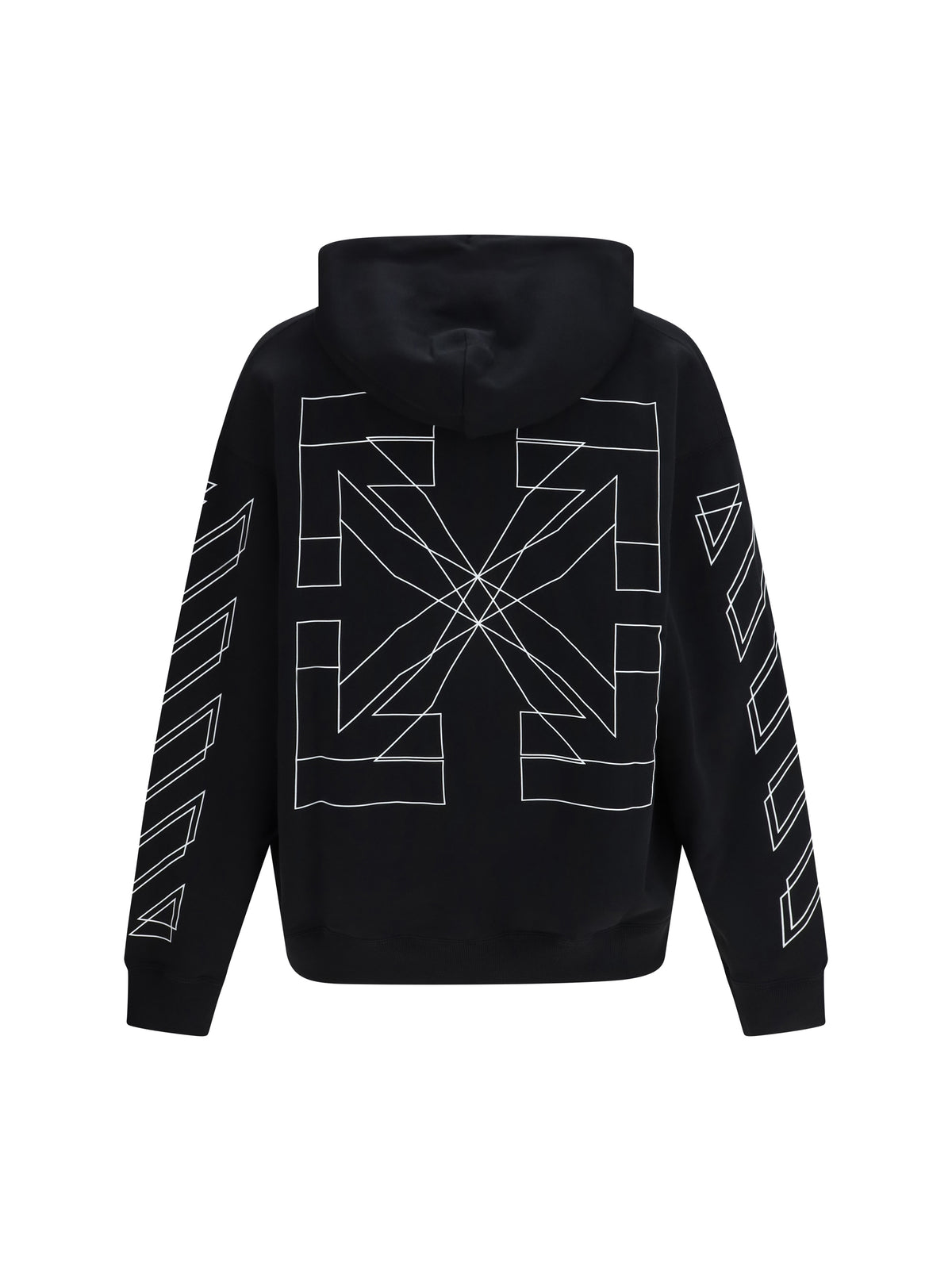Off-White Big Double Arrow Skate Hoodie - Black