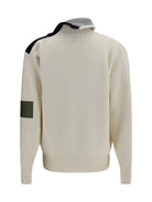 Loewe High-neck wool Sweater - White