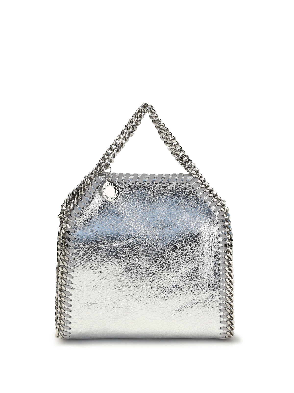 Stella McCartney Metallic Falabella Handbag - Silver