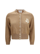Marant Étoile Lona Cardigan - Camel/Light Grey