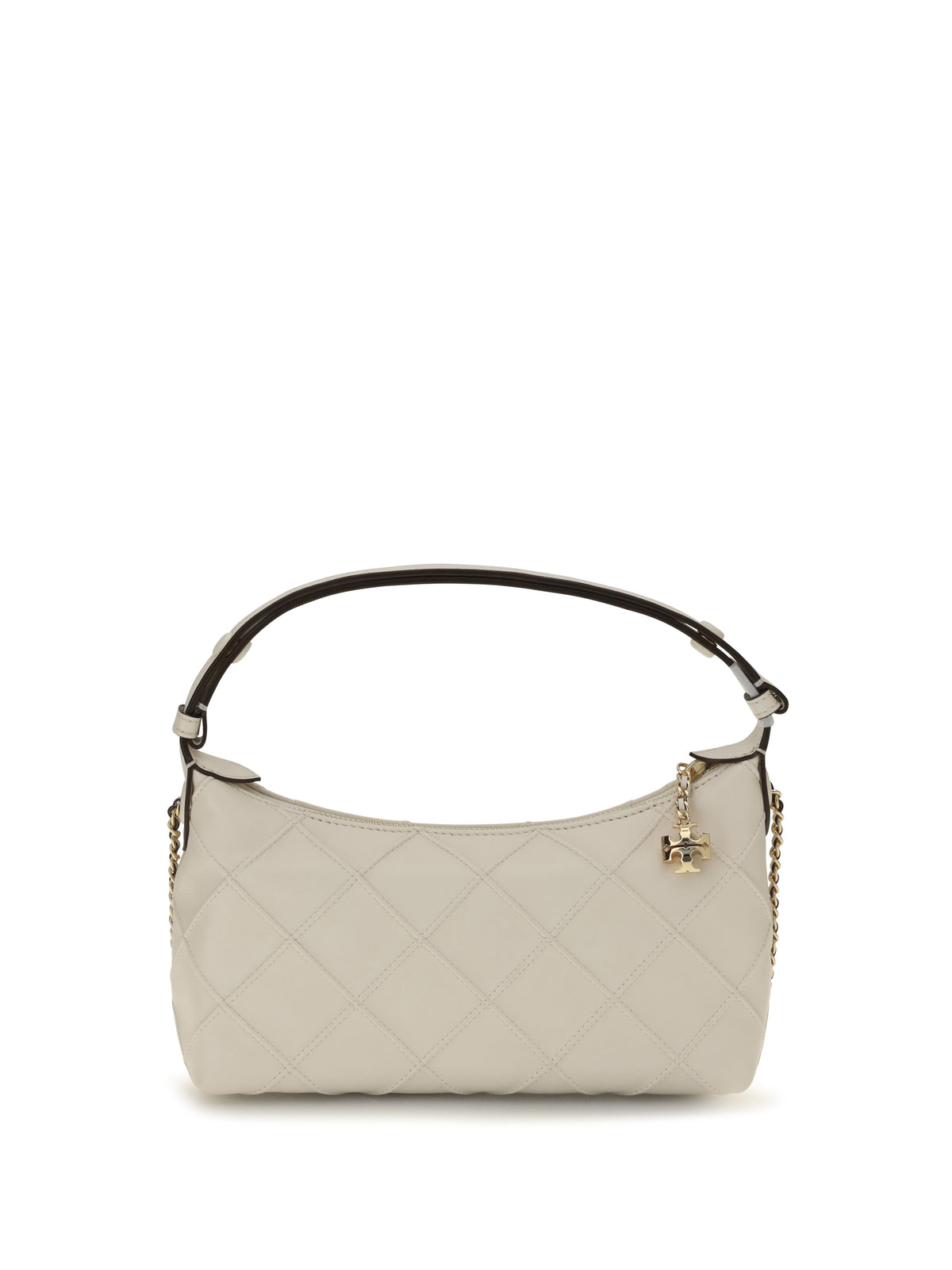 Tory Burch Fleming Clutch - Light Cream