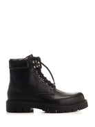 Bottega Veneta "Haddock" Lace-Up Boots - Black
