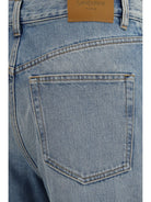 Saint Laurent 90's high-waisted wide-leg Jeans - Dark Summer Blue