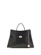 Alexander McQueen Locke Shoulder Bag - Black/Silver