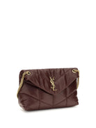 Saint Laurent Puffer Toy Shoulder Bag - Lt Hot Wine