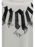 Palm Angels Big Neck Logo T-shirt - Off White Black