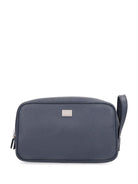 Dolce & Gabbana Zip-Up Toiletry Bag - Blue