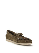 Golden Goose Boat Loafers - Khaki