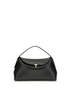 Toteme T-Lock Shoulder Bag - Black