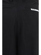 GCDS Wide-leg tailored Pants - Black/Black