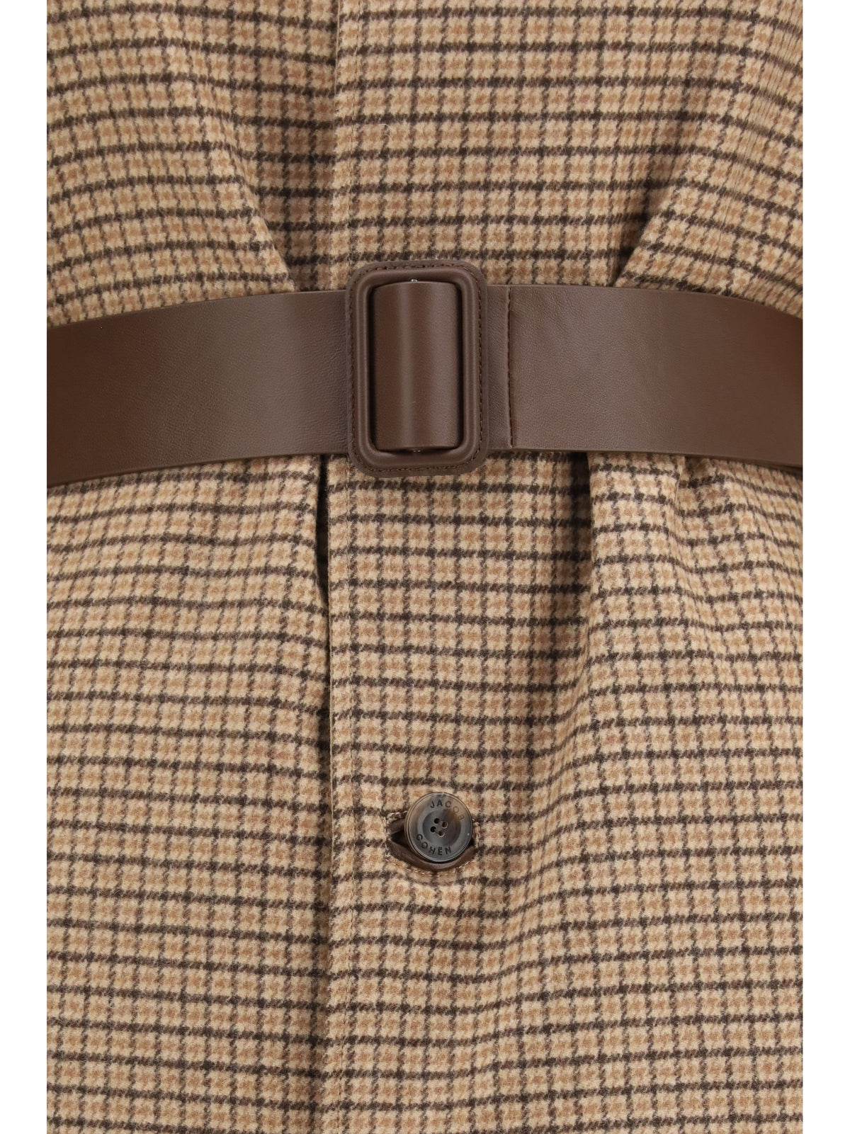 Jacob Cohen Reversible cotton gabardine and cashmere Pied-de-Poule Trench Coat - D90