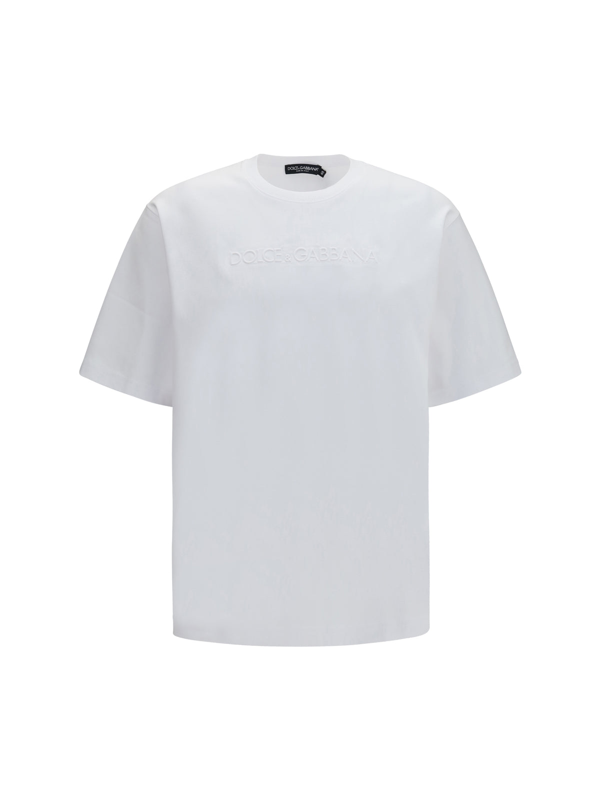 Dolce & Gabbana Cotton T-shirt with regular fit - White Ottico