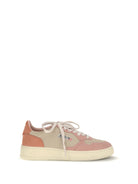 Autry Medalist Low Sneakers - Trcolor/Suede Papaya/Butter/Cammeo