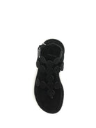 Pierre Hardy Suede Sandals - Suede Calf Black