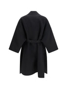 Fendi FF Zucca wool Coat - Black