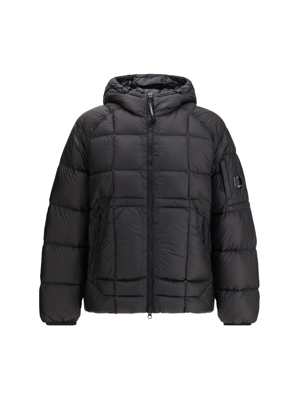 C.P. Company Padded D.D. Shell Hooded Down Jacket - Black