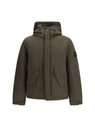 Stone Island Padded micro twill Jacket - Coal Grey