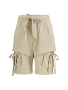 Marant Étoile Viscose and cotton Shorts - Ecru