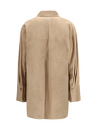 Salvatore Santoro Suede Shirt - Sand