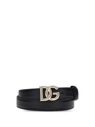 Dolce & Gabbana Leather Belt - Black