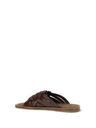 Miu Miu Leather Sandals - Caffe'