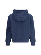 Thom Browne Cotton Hoodie - Navy