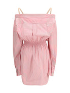 Miu Miu Short striped Dress - Pink