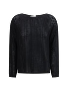 Allude Rib-knit crew-neck Sweater - 90