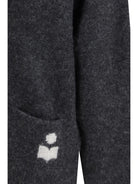 Marant Étoile Eborah Cardigan in alpaca blend - Medium Grey