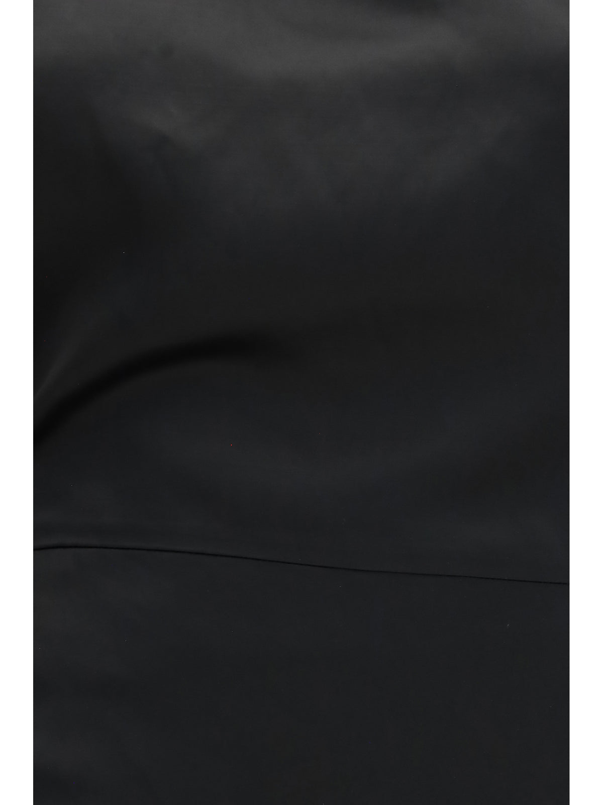 Khaite Harlin draped ramie-blend satin Dress - Black