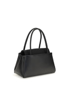 Prada Top Handle Bag with triangle logo - Black