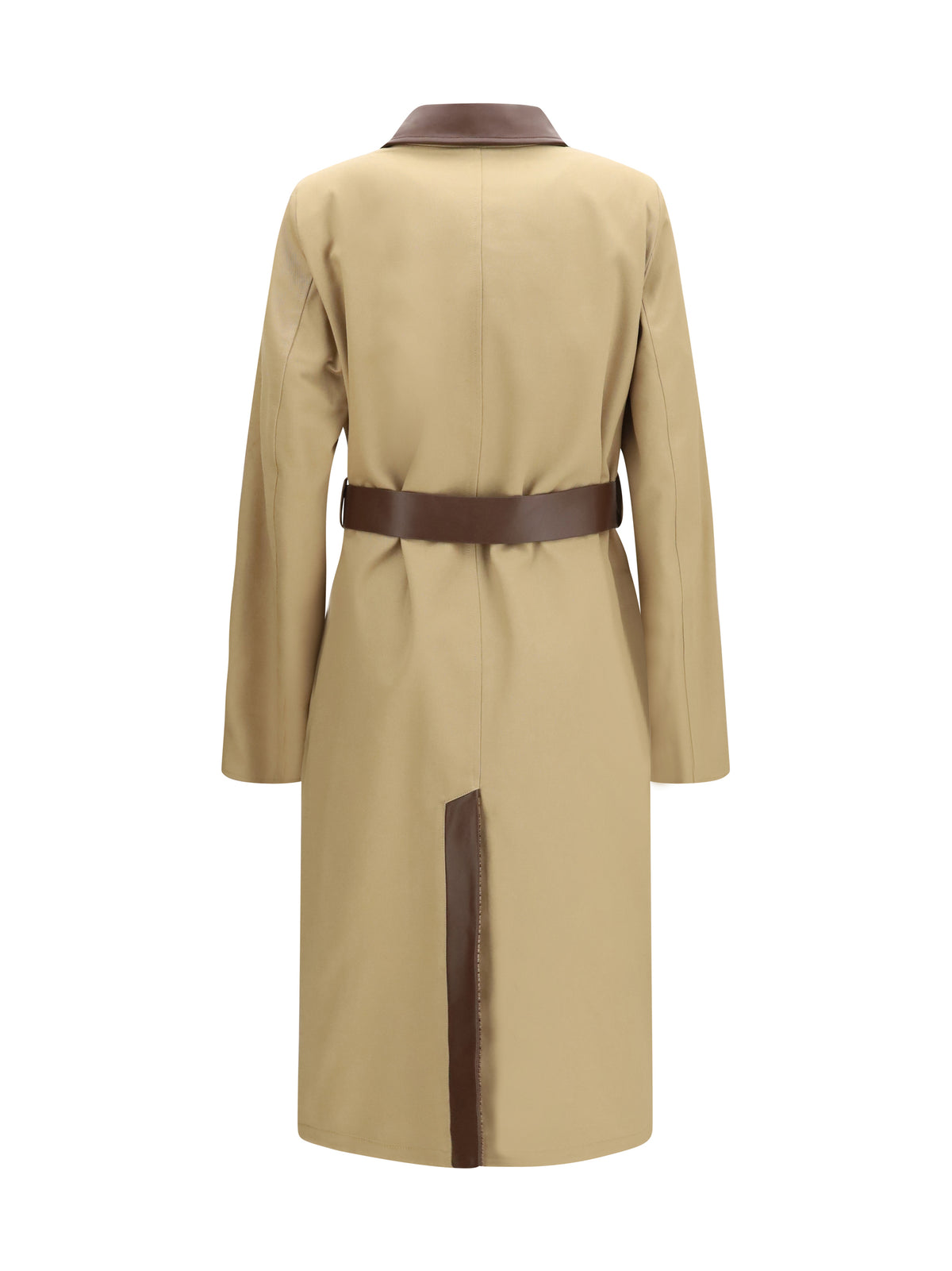 Jacob Cohen Reversible cotton gabardine and cashmere Pied-de-Poule Trench Coat - D90