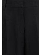 Max Mara Studio Mstsumero Pants in linen batavia - Black