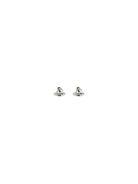 Vivienne Westwood Allie Earrings - Platinum / Light Brown Cz