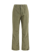 Off-White Racing Staff cotton gabardine Pants - Dusty Olive