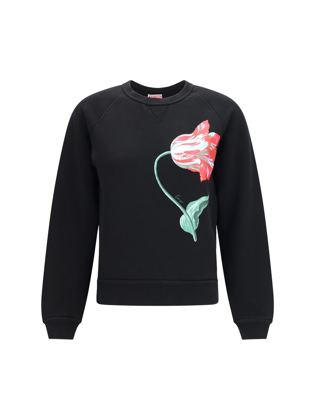 Kenzo Kenzo Tulip cotton Sweatshirt - Black