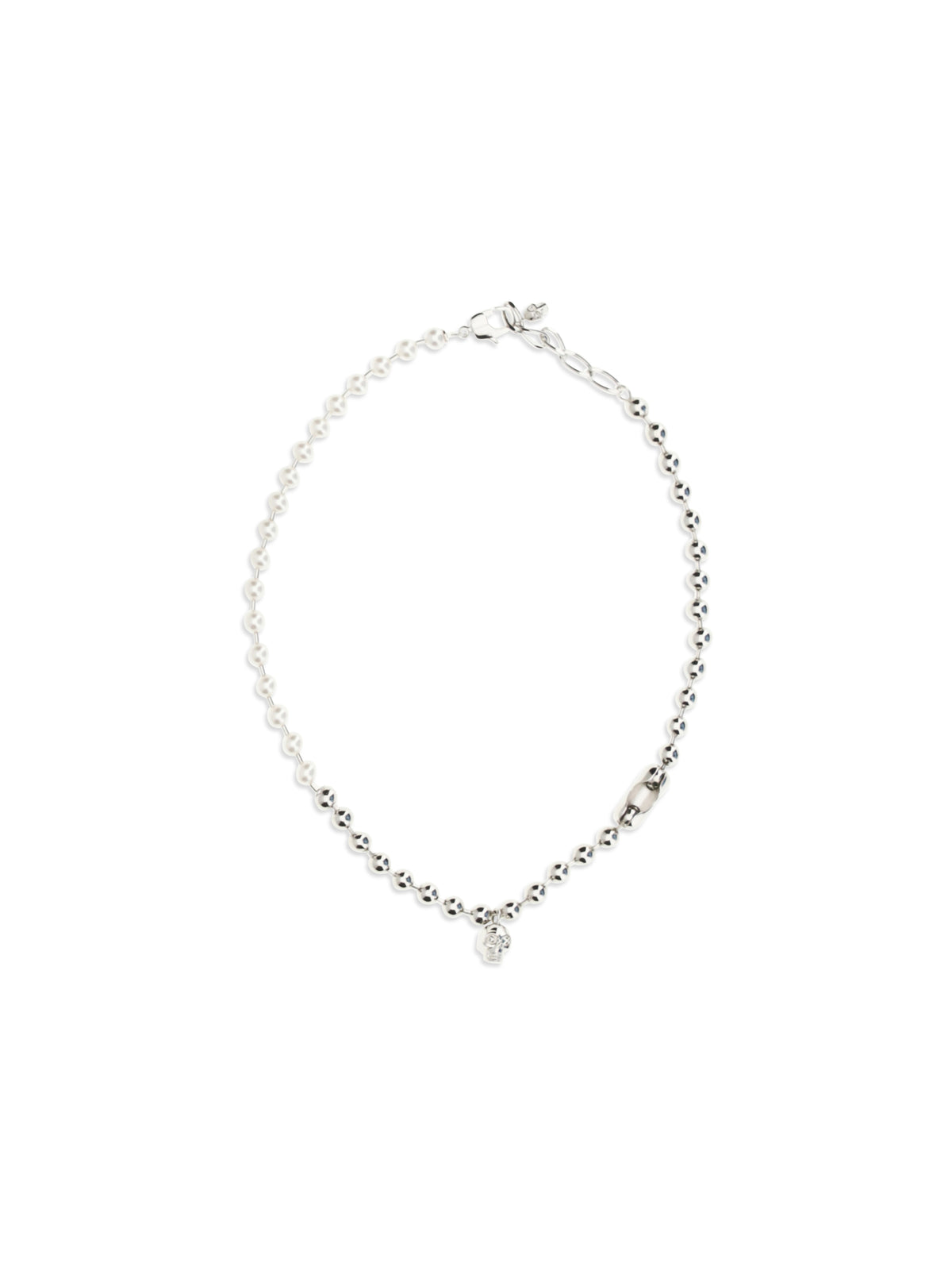 Alexander McQueen Pearl skull Necklace - 0926+Pearl