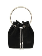 Jimmy Choo Bon Bon Bucket Bag - Black/Silver