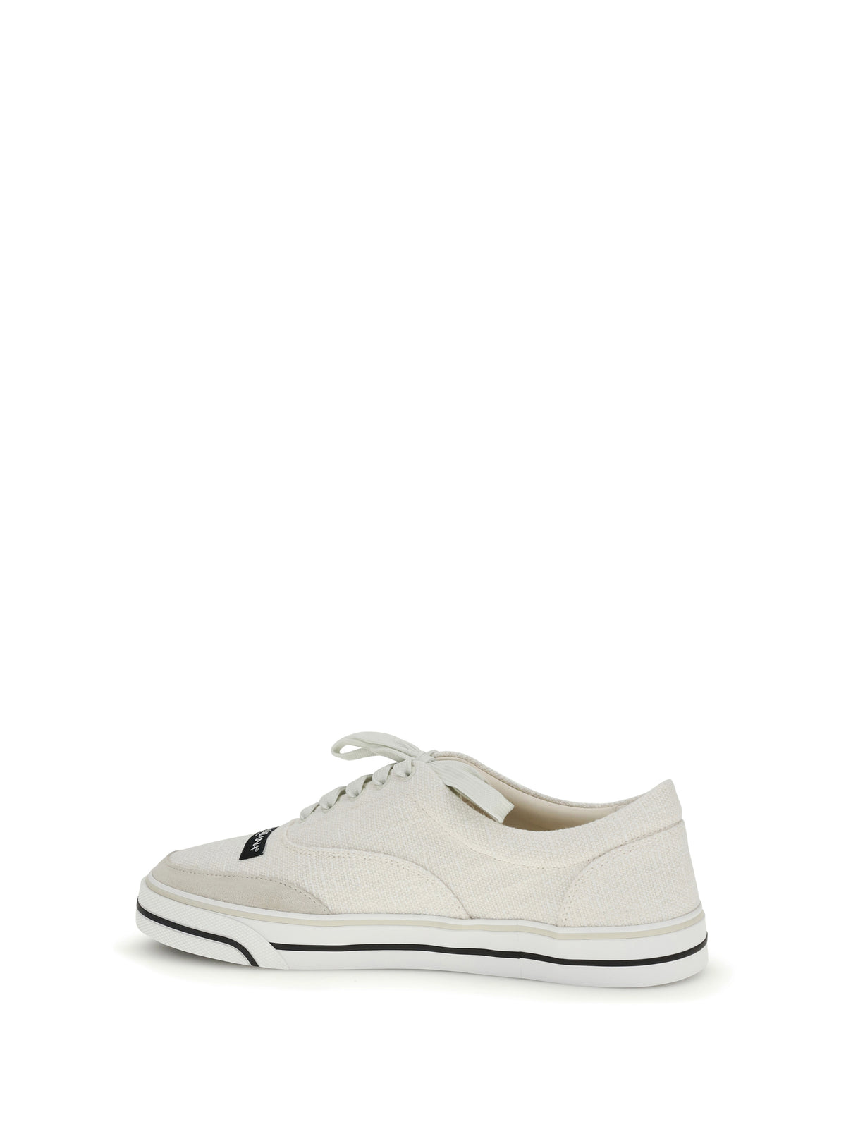 Dolce & Gabbana DG Sailing linen Sneakers - White/Gesso
