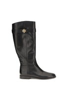 Tory Burch T Lock Riding Boots - Perfect Black